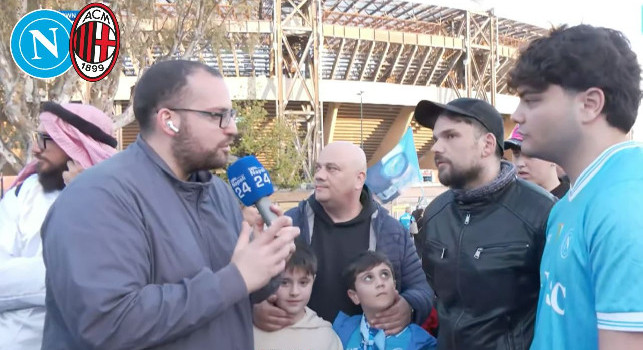DIRETTA VIDEO - Napoli-Milan, pre-partita LIVE con i tifosi napoletani allo stadio Maradona. Le formazioni ufficiali