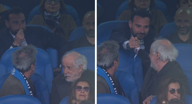 Napoli-Milan, due spettatori d'eccezione al Maradona: in tribuna Paolo Sorrentino e Toni Servillo | FOTO