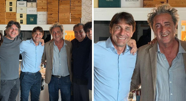 Giornata di relax per Conte: a pranzo a Marechiaro con Paolo Sorrentino | FOTO