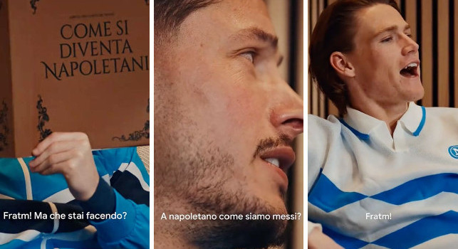 Come si diventa napoletani. Siparietto McTominay-Mazzocchi: Fratm! | VIDEO
