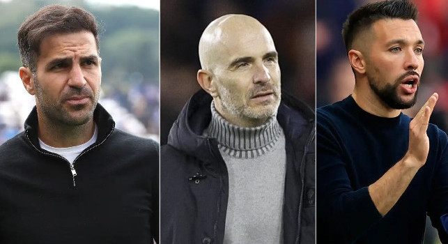 Cesc Fabregas, Enzo Maresca e Francesco Farioli