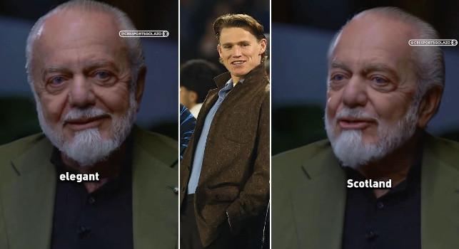 De Laurentiis elogia McTominay: Ne ho incontrati pochi come lui in 22 anni di calcio