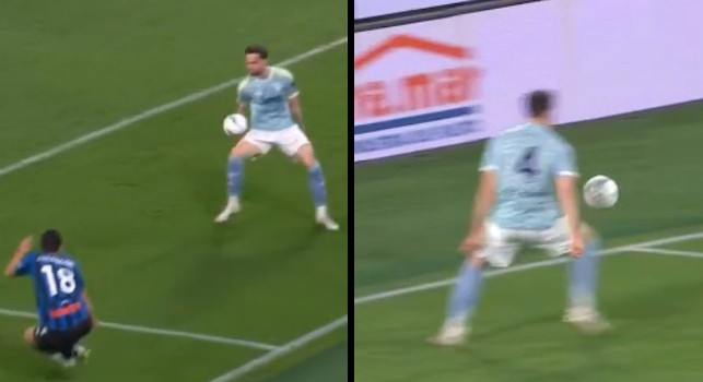 Moviola Atalanta-Juventus, proteste per un tocco di braccio di Gatti: l'analisi di Luca Marelli