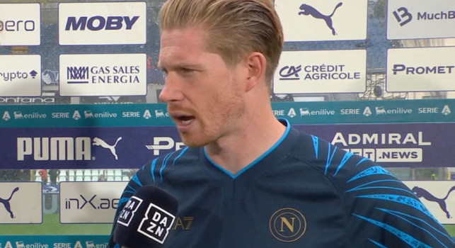 De Bruyne a DAZN: Dobbiamo sperare che l&rsquo;Inter faccia qualche errore e noi vincere sempre