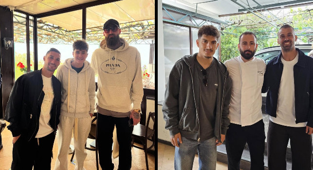 Napoli, quattro azzurri si ritrovano a pranzo dopo la delusione di Parma | FOTO