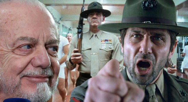 Conte come il sergente Hartman, De Laurentiis: Metodi alla Full Metal Jacket, non si scherza: &egrave; perfetto!