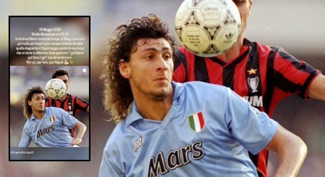 Amichevole Napoli Legends, ci sar&agrave; anche Silenzi: Mai dimenticher&ograve; quel coro