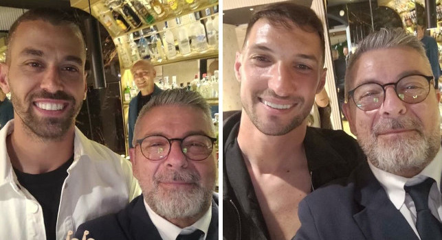 Spinazzola e Politano al White Chill Out