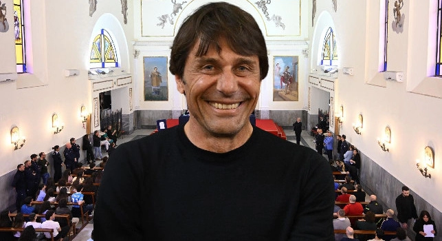 Antonio Conte incontra i detenuti a Poggioreale