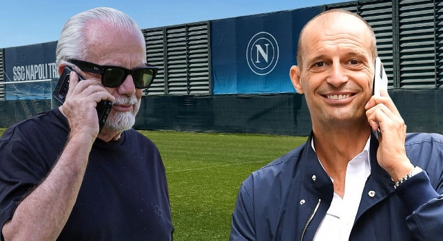 Aurelio De Laurentiis e Massimiliano Allegri