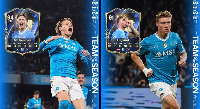 SSC Napoli su FC26: McTominay e Hojlund nel Team of the Season della Serie A | FOTO