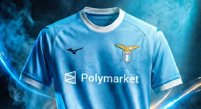 Sulle maglie della Lazio contro il Napoli debutta il nuovo main sponsor, cifre e durata dell'accordo