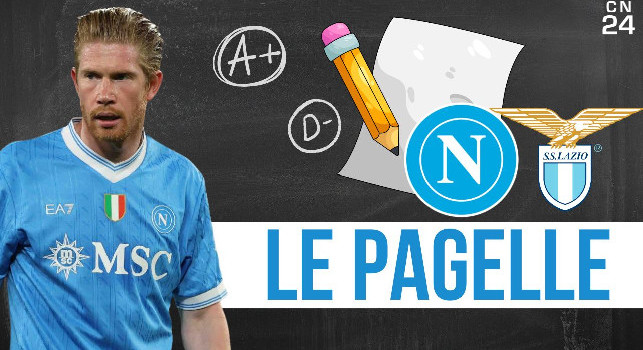 Napoli-Lazio 0-2: pagelle De Bruyne