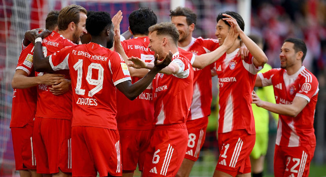 Bundesliga, il Bayern Monaco batte lo Stoccarda e si laurea Campione di Germania