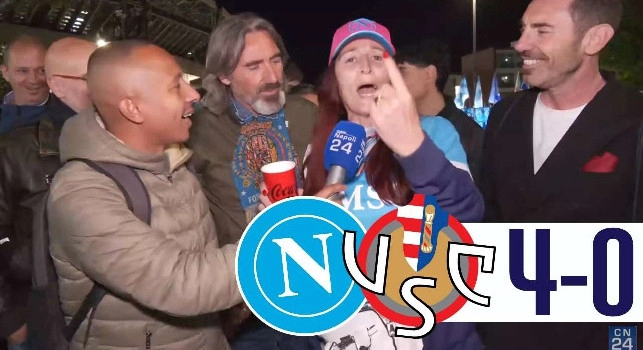 Tifosi del Napoli allo stadio Maradona