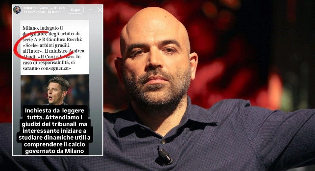 Serie A falsata finch&eacute; c'&egrave; Marotta, ora Saviano commenta cos&igrave; il caso Rocchi | FOTO