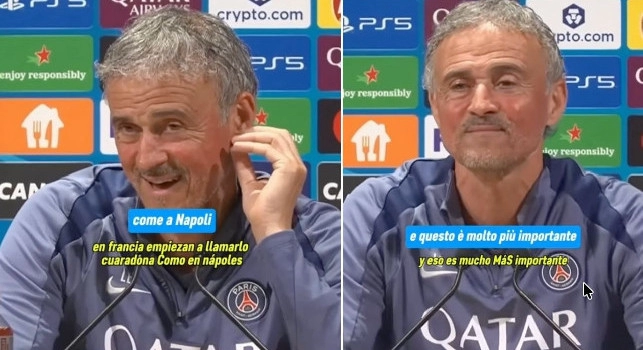 Luis Enrique ammette: “Lo chiamo anche io Kvaradona! Così ricordiamo Diego e Napoli | VIDEO