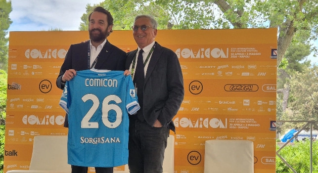 Comicon 2026, presente anche la SSC Napoli: sul palco Tommaso Bianchini | FOTO