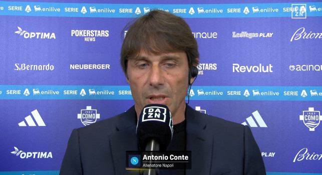 Conte a DAZN: Fabregas un predestinato, oggi nessuno speculer&agrave; sul risultato! Di Lorenzo fondamentale, ma il discorso del recupero vale anche per lui