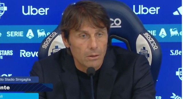 Conte in conferenza: Abbiamo fatto un altro passo verso la Champions, farlo contro il Como che ha ambizioni e tenerlo distante otto punti &egrave; importante