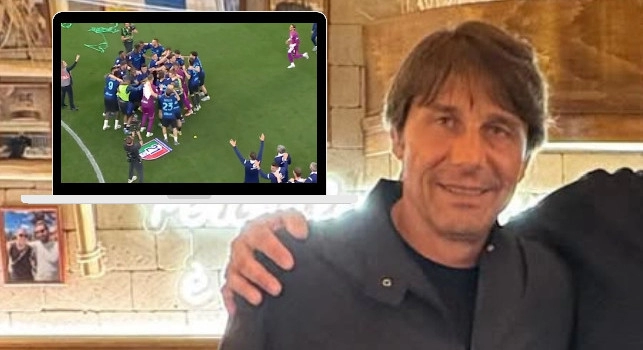 Conte, spunta dov'era ieri sera a Napoli durante la festa scudetto dell'Inter | FOTO