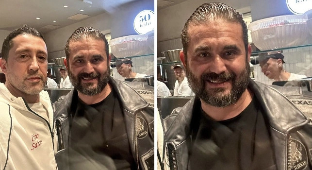 Giornata di relax per Edoardo De Laurentiis: a pranzo da 50 Kal&ograve; | FOTO
