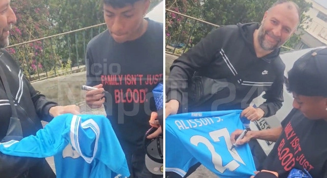Alisson Santos e la <i>promessa</i> a un tifoso del Napoli | VIDEO