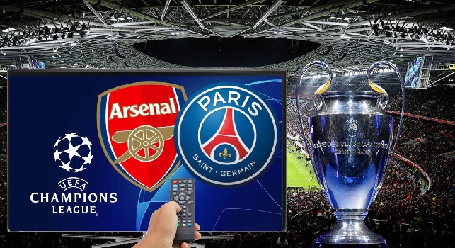 UFFICIALE - PSG-Arsenal di Champions sarà trasmessa in chiaro ma in differita: ecco dove