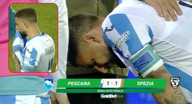 Pescara retrocesso: reazione Insigne