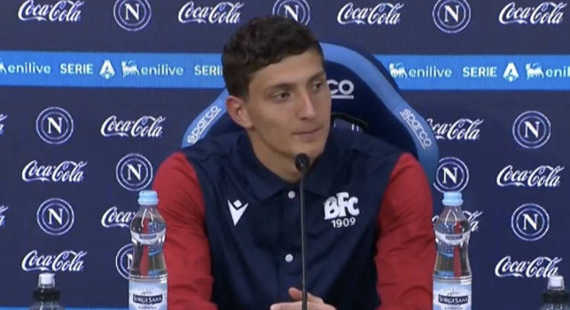 Bologna, Pessina in conferenza: "Il Napoli &egrave; fortissimo ma noi bravi a soffrire e a segnare il terzo gol! Il Maradona si faceva sentire, &egrave; uno stadio incredibile"