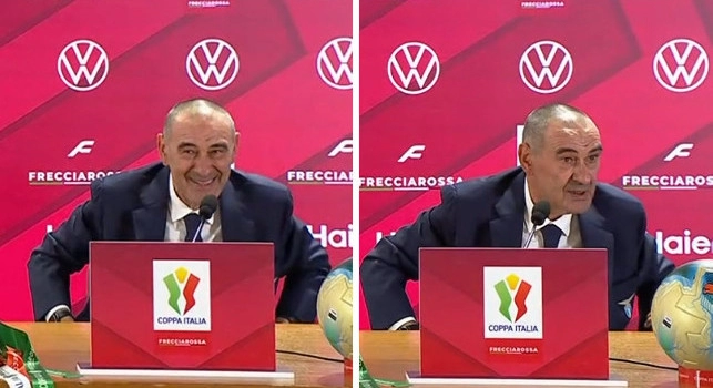 Vorrei andare a fumare...: siparietto Sarri in conferenza stampa, che risate alla vigilia di Coppa Italia!