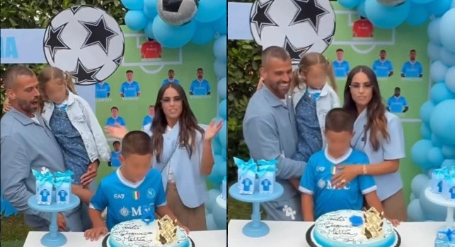 Festa in casa Spinazzola: guardate che chicca sullo sfondo | FOTO