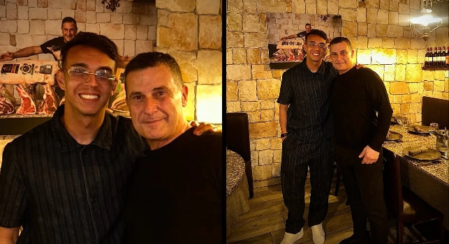Giovane torna nella steakhouse nel cuore del Vomero: Un piacere avere i nostri campioni a cena | FOTO