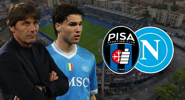 Pisa-Napoli, sorpresa Conte: tridente inedito dal 1' e chance per Vergara!