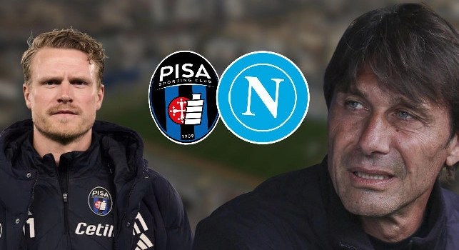Formazioni ufficiali Pisa-Napoli