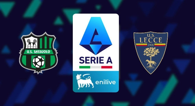 Formazioni ufficiali Sassuolo-Lecce