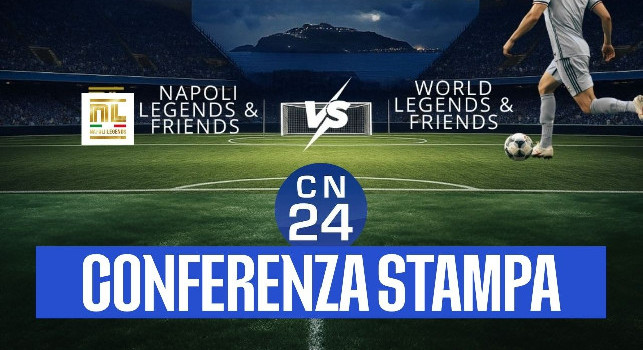 DIRETTA VIDEO - Amichevole Napoli Legends il 26 maggio al Maradona: segui la conferenza stampa LIVE