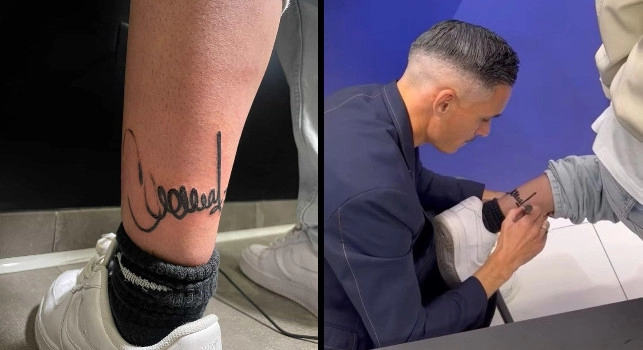 Tifoso pazzo di Callejon si tatua la sua firma: la reazione di Josè alla richiesta è spettacolare! | VIDEO CN24