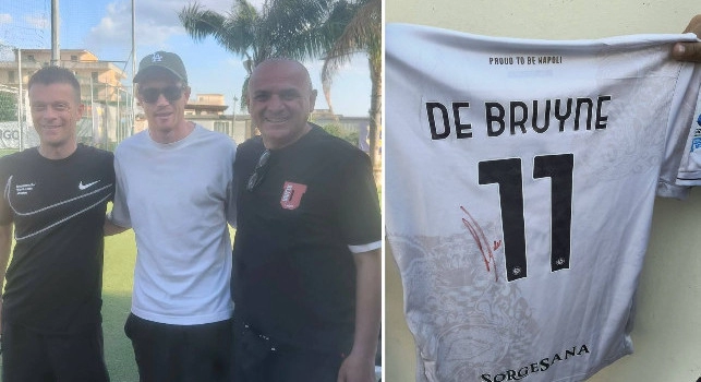 De Bruyne ad Angri alla vigilia di Napoli-Udinese: ecco dov'è stato con suo figlio | FOTO