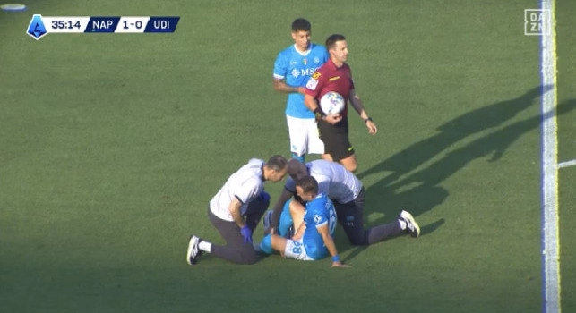 Napoli-Udinese, infortunio Lobotka: dopo Alisson Santos c'è una nuova tegola per Conte