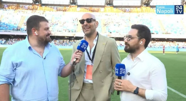 Notte dei Leoni, Decibel Bellini a CN24: De Sanctis è il più simpatico delle Napoli Legends! Stasera sarà tutto molto divertente | VIDEO