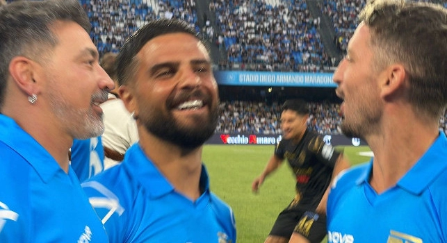Napoli Legends allo Stadio Maradona: ecco il ritorno di Insigne, Mertens, Lavezzi e gli altri | VIDEO