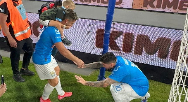 Mertens e Maradona Junior