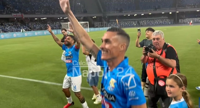 Insigne e Callejon allo Stadio Maradona