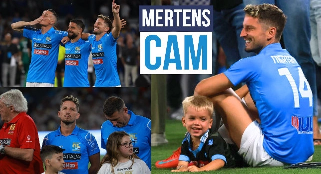 Mertens-CAM con Napoli Legends: boato del Maradona al poker di gol e le esultanze con Insigne e Callejon | VIDEO