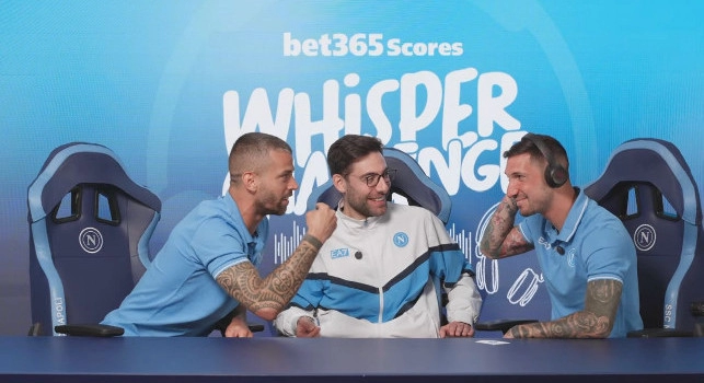 Challange SSC Napoli, che risate Spinazzola-Politano: sfida esilarante | VIDEO