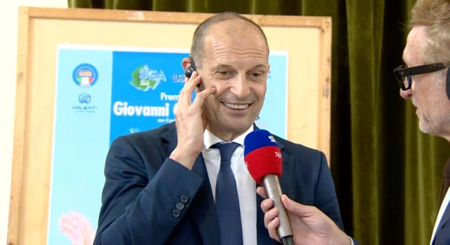 Allegri: Io nuovo allenatore del Napoli? Fossi in voi toglierei la notizia dal primo piano