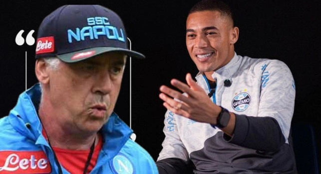 Carlos Vinicius e Ancelotti