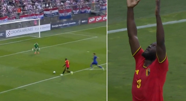 Amichevole Croazia-Belgio, Lukaku entra e segna con una grande progressione | VIDEO