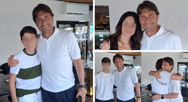 Antonio Conte è ancora a Napoli! Pranzo in uno dei suoi ristoranti preferiti in città | FOTO